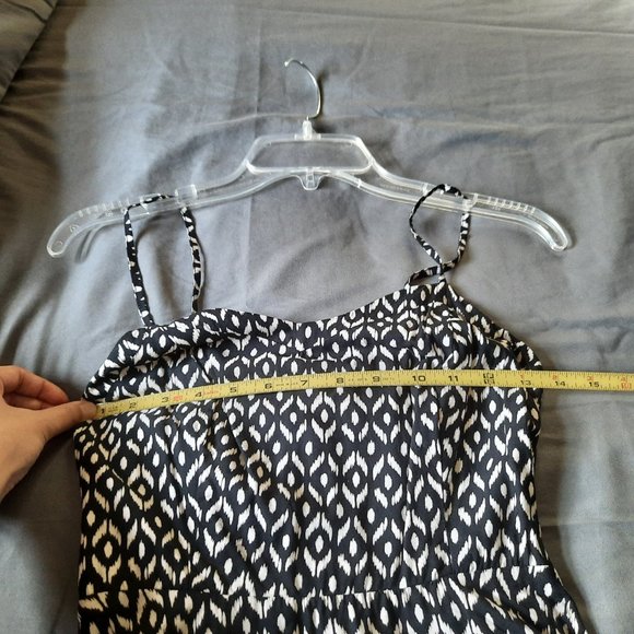 3/$15 OLD NAVY Boho Printed Fit and Flare Cami Sundress - Black/White ,Size XS - Picture 13 of 16